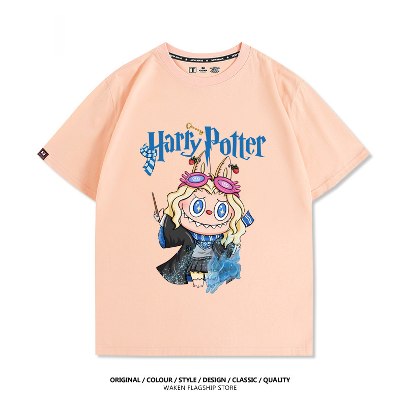 LabubuX哈利波特 印花短袖T恤-CASEZONE