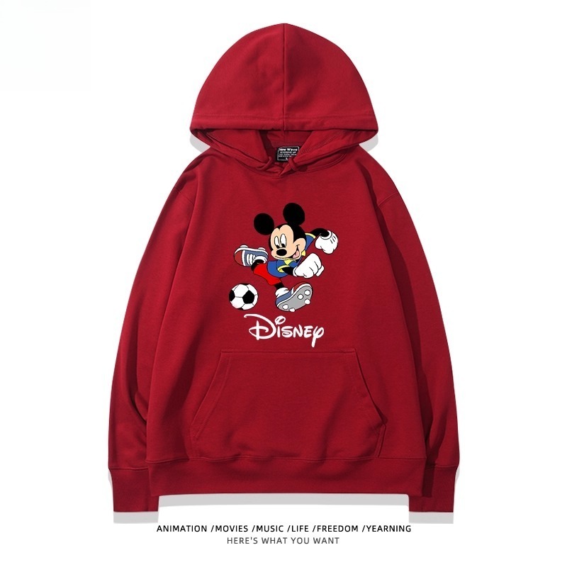 米老鼠米奇米妮 聯名衛衣2025秋冬新款親子情侶裝連帽衛衣