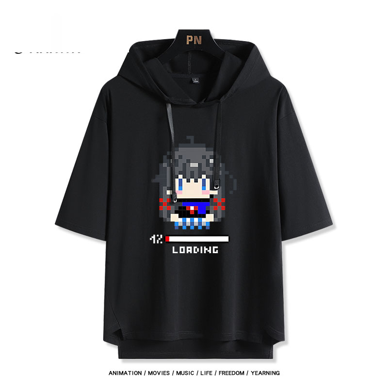 果青 連帽短袖T恤