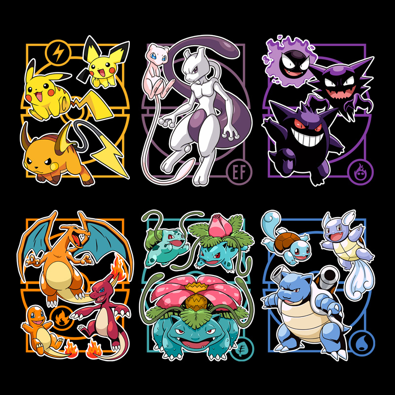 寶可夢新款 親子情侶男女款連帽衛衣-CASEZONE