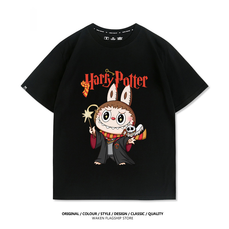 LabubuX哈利波特 印花短袖T恤-CASEZONE