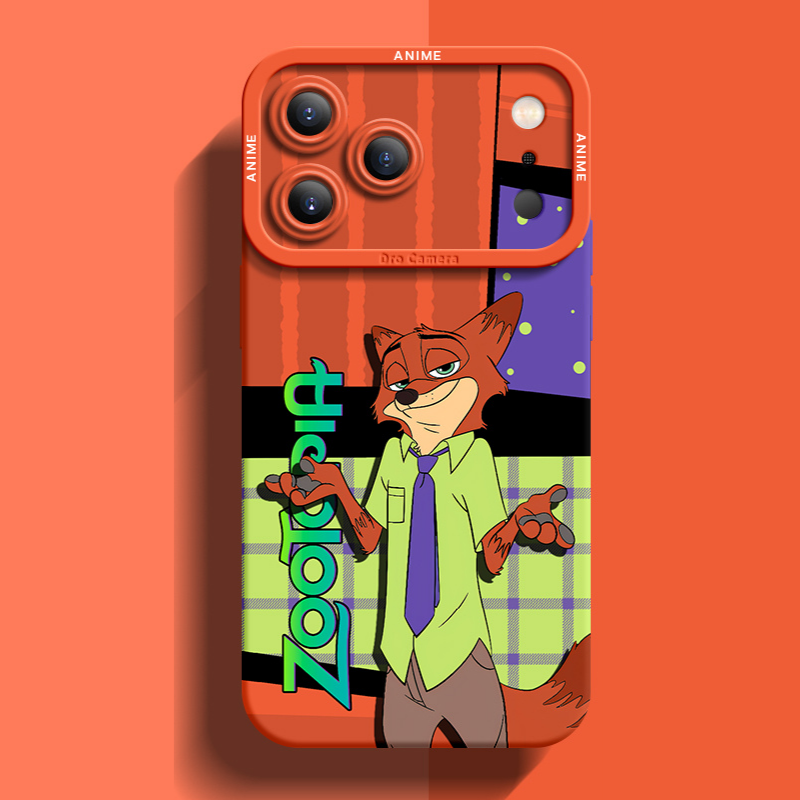 動物方城市液態矽膠全包防摔軟殼