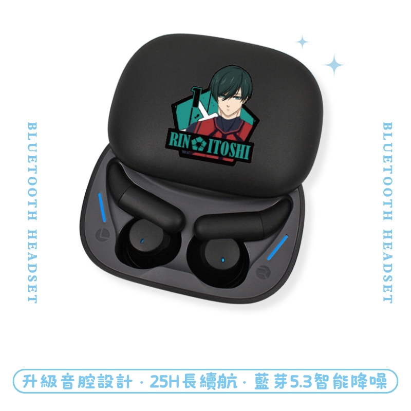 藍色監獄睡眠真無線藍芽耳機