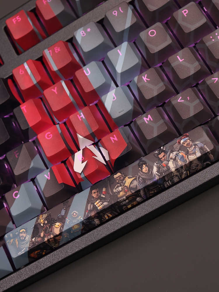 APEX透光RGB108鍵標準配列衛星軸鍵帽-CASEZONE