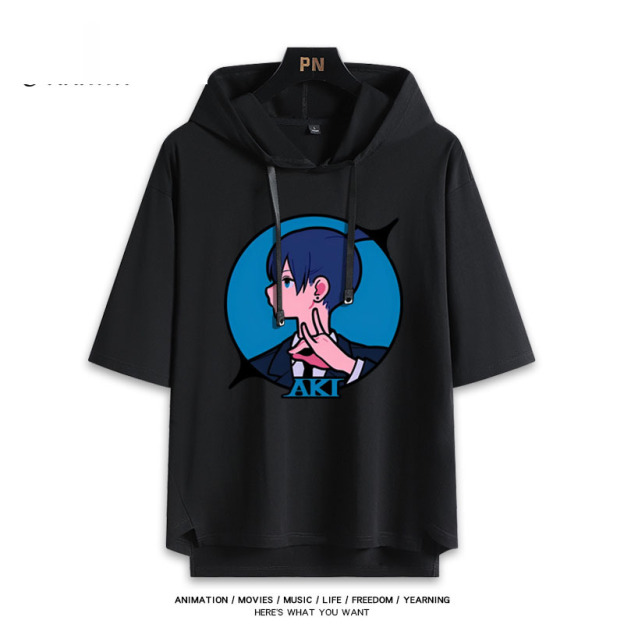 鏈鋸人 連帽短袖T恤