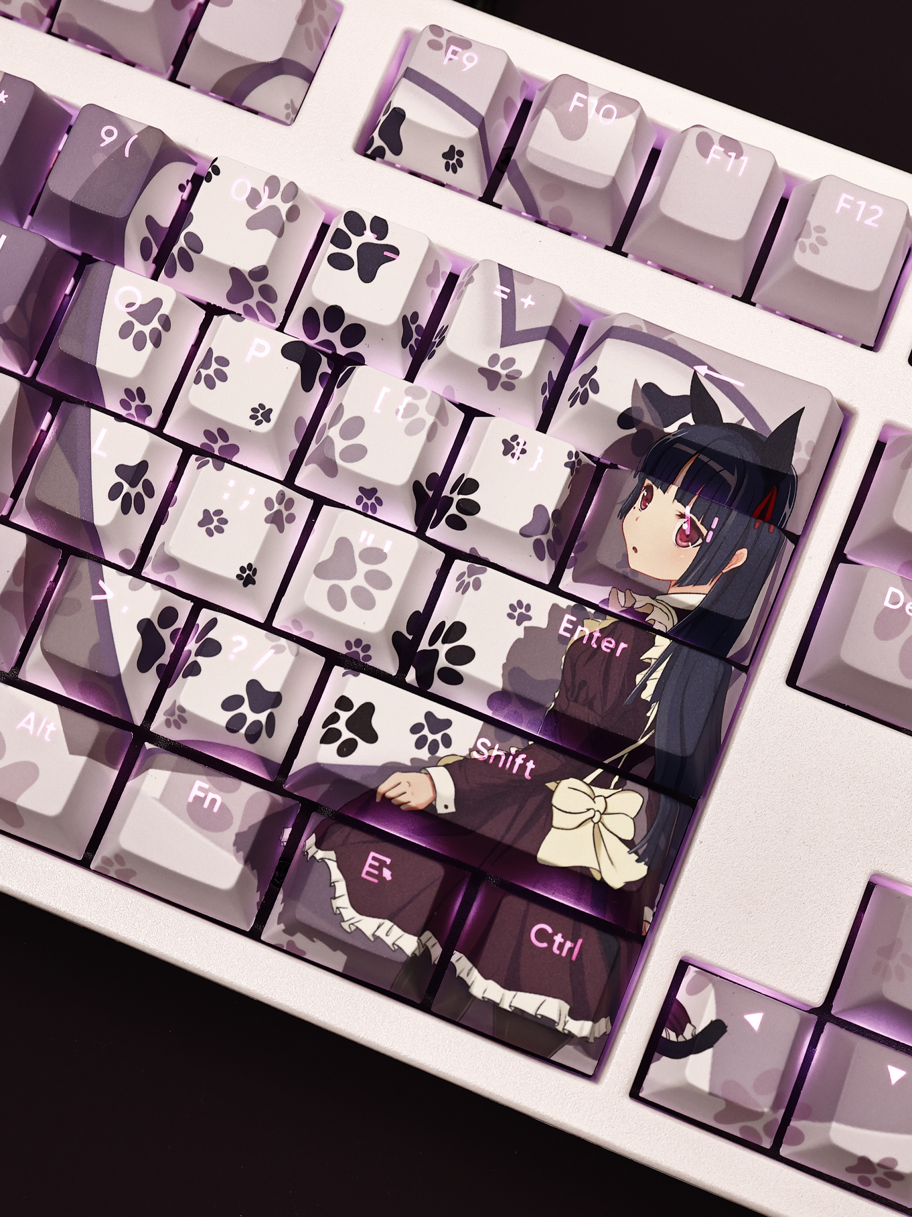 五更琉璃透光RGB108鍵標準配列衛星軸鍵帽-CASEZONE