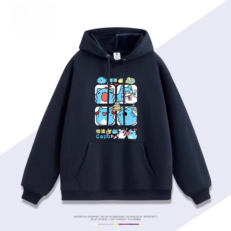 貓貓蟲咖波 2025秋冬新款親子情侶裝連帽衛衣