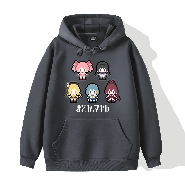魔法少女小圓新款 親子情侶裝連帽衛衣
