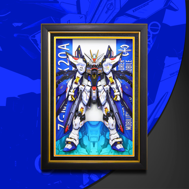 機動戰士鋼彈 3D立體畫-CASEZONE