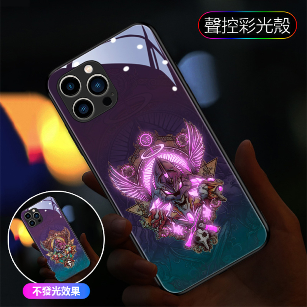EVA新世紀福音戰士來電閃智能發光手機殼-CASEZONE