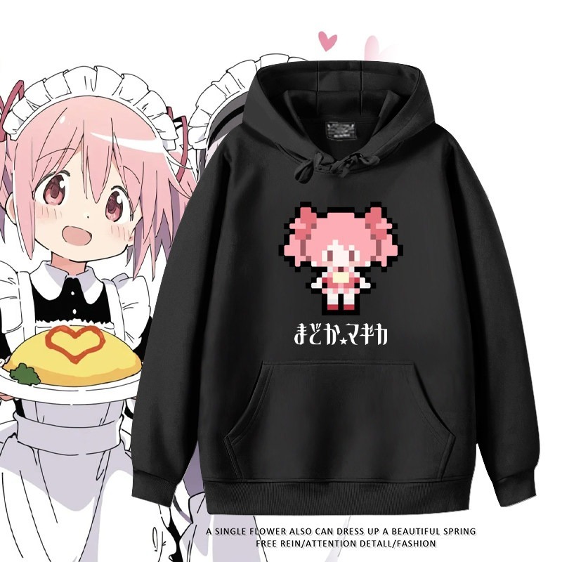 魔法少女小圓新款 親子情侶裝連帽衛衣