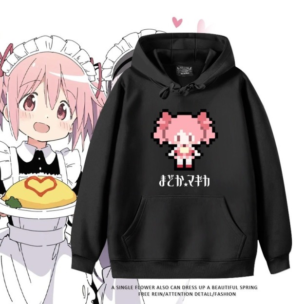 魔法少女小圓新款 親子情侶裝連帽衛衣
