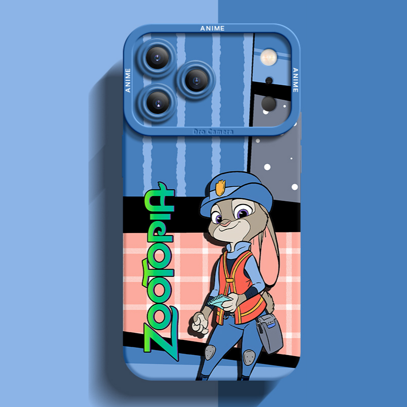 動物方城市液態矽膠全包防摔軟殼