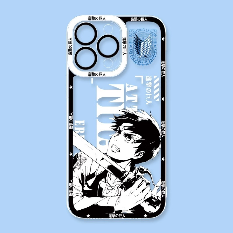 進擊的巨人透明防摔軟殼-CASEZONE