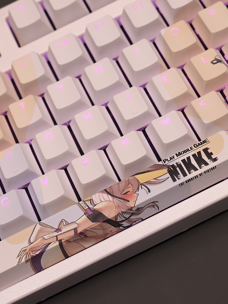 勝利女神nikke紅蓮透光RGB108鍵標準配列衛星軸鍵帽-CASEZONE