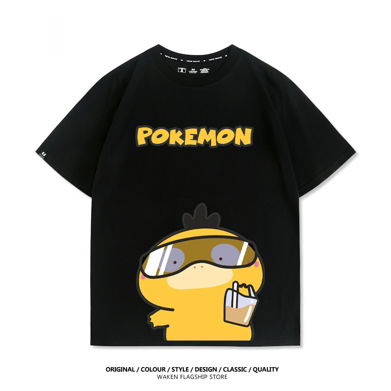 精靈寶可夢 啵啵奶茶 印花短袖T恤-CASEZONE