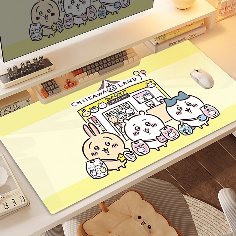 Chiikawa 主題桌墊 布質滑鼠墊-CASEZONE