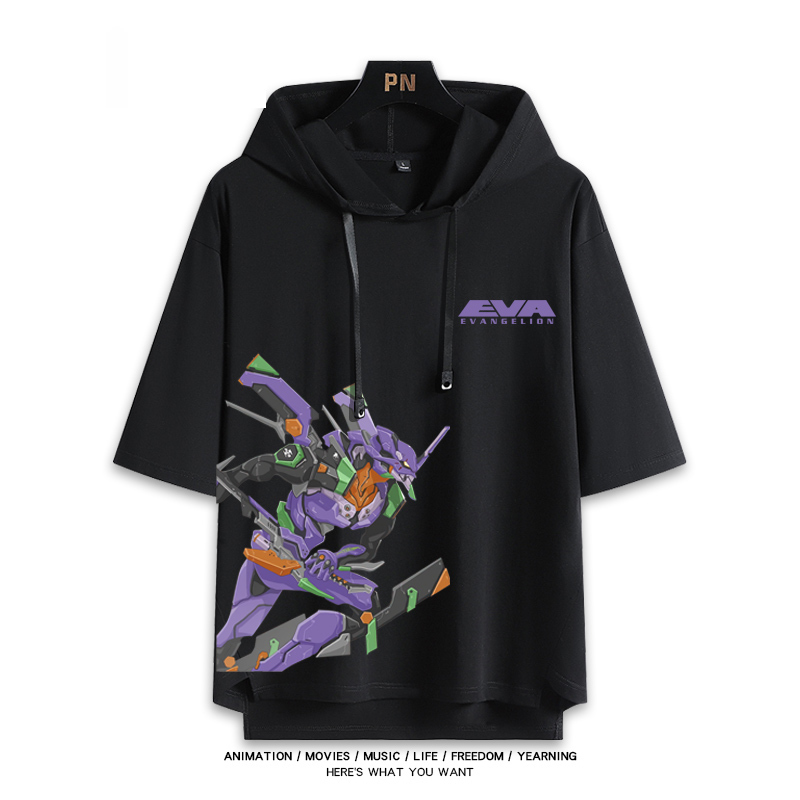 EVA新世紀福音戰士 連帽短袖T恤