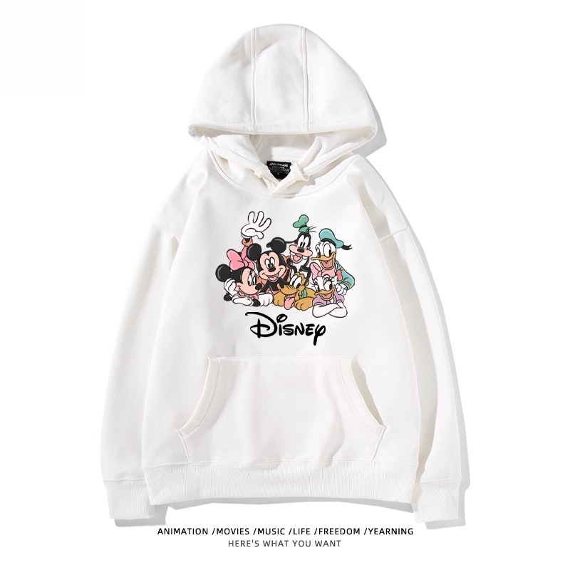 米老鼠米奇米妮 聯名衛衣2025秋冬新款親子情侶裝連帽衛衣