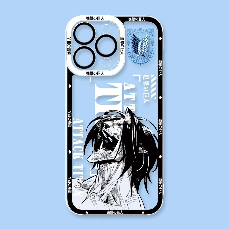 進擊的巨人透明防摔軟殼-CASEZONE