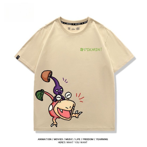 皮克敏PIKMIN4 印花短袖T恤