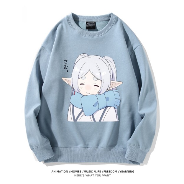 葬送的芙莉蓮 秋冬新款 親子情侶裝圓領長袖