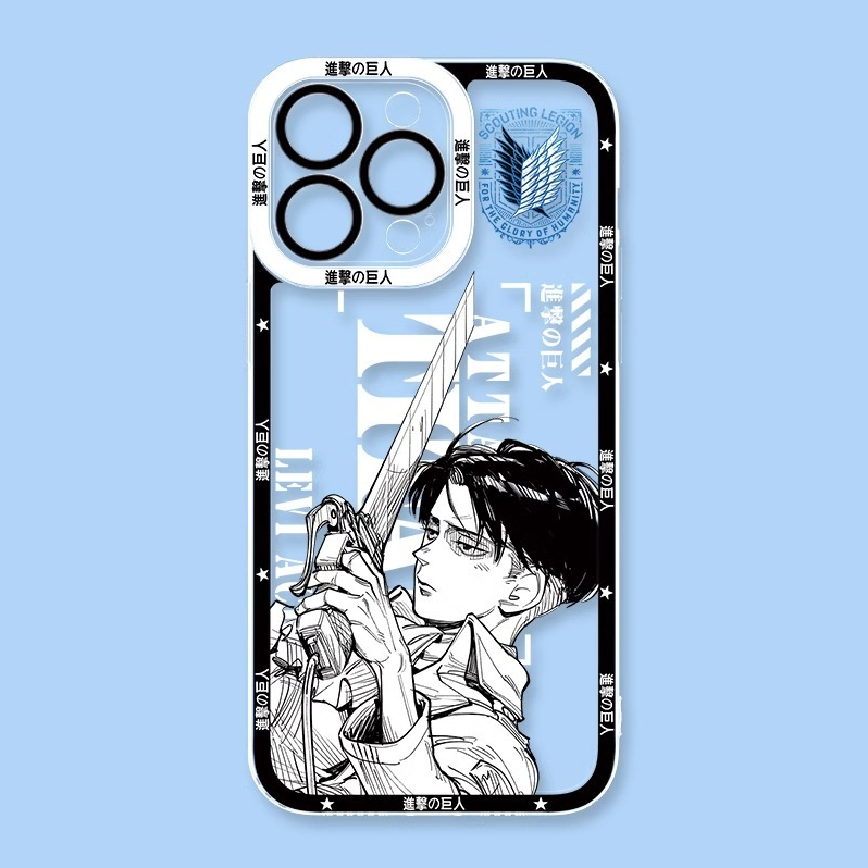 進擊的巨人透明防摔軟殼-CASEZONE