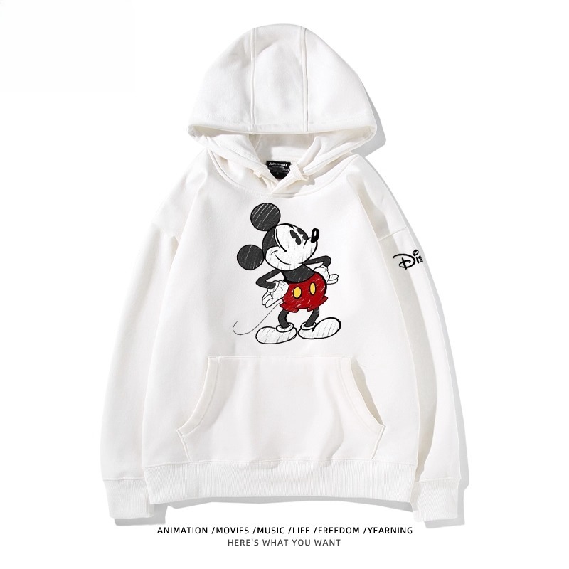 米老鼠米奇米妮 聯名衛衣2025秋冬新款親子情侶裝連帽衛衣