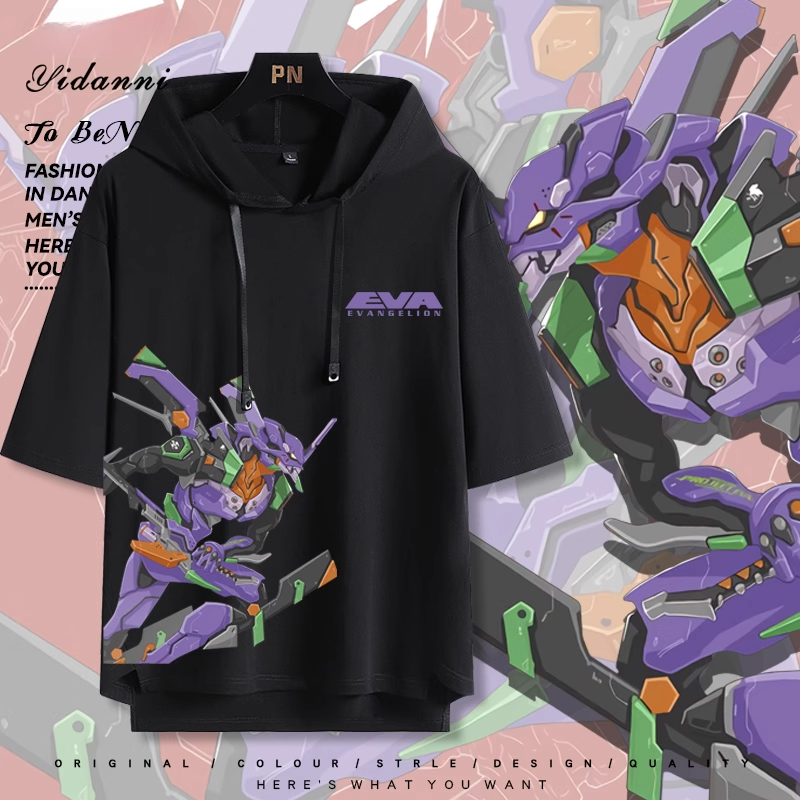 EVA新世紀福音戰士 連帽短袖T恤