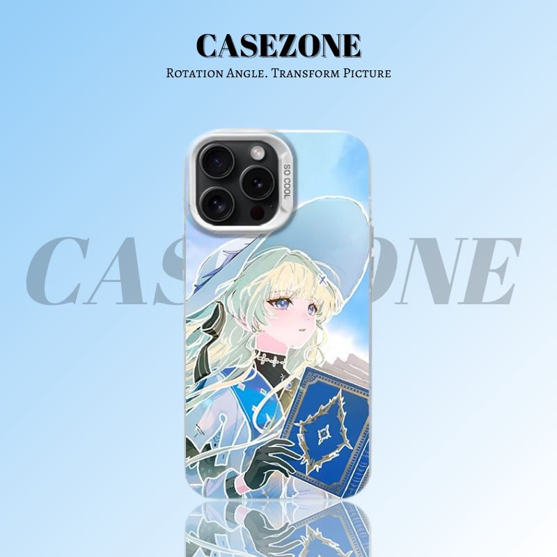 鳴潮彩銀防摔手機殼-CASEZONE