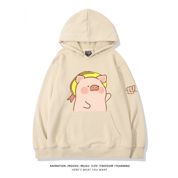 LULU豬新款 親子情侶男女款連帽衛衣-ZUIHANG SHOP