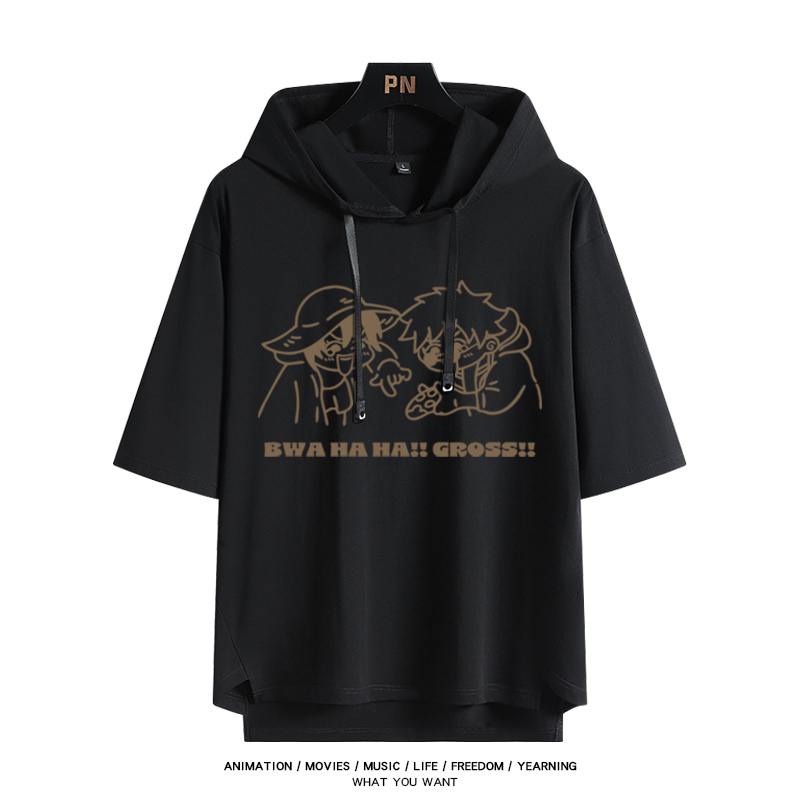 咒術回戰懷玉五條悟夏油傑 連帽短袖T恤