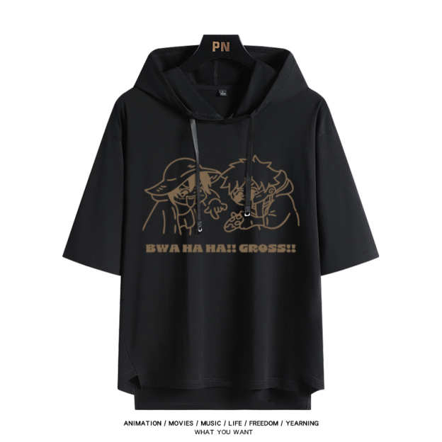 咒術回戰懷玉五條悟夏油傑 連帽短袖T恤