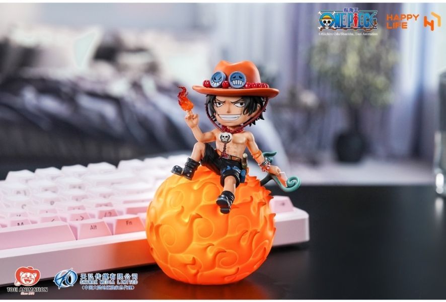 【預購】正版授權 HAPPY LIFE《航海王》惡魔果實系列 艾斯聲控小夜燈