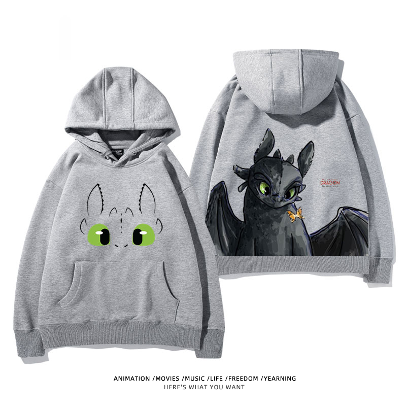 馴龍高手聯名史迪仔新款 親子情侶男女款連帽衛衣-ZUIHANG SHOP