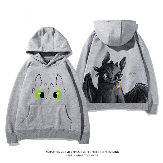 馴龍高手聯名史迪仔新款 親子情侶男女款連帽衛衣-ZUIHANG SHOP