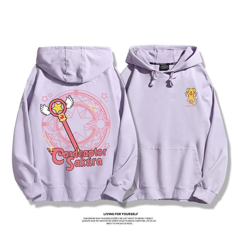魔卡少女櫻新款 親子情侶男女款連帽衛衣-CASEZONE