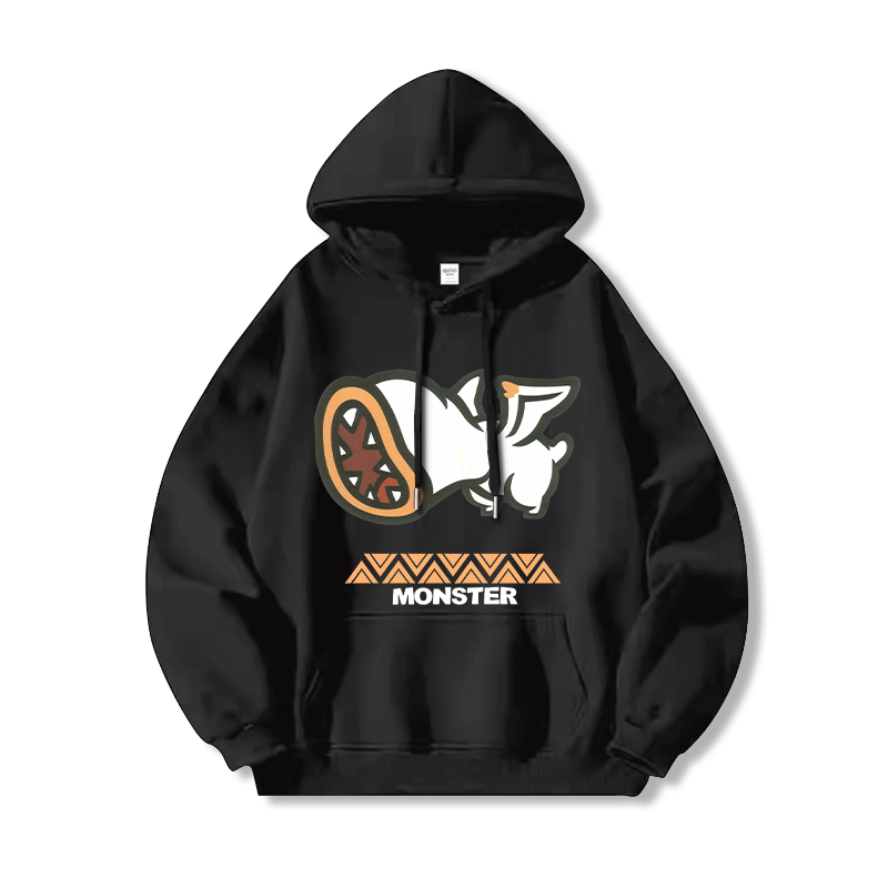 Monster Hunter Rise魔物獵人新款 親子情侶男女款連帽衛衣-CASEZONE