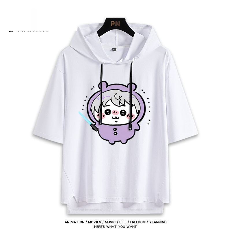 Chiikawa 忘本 連帽短袖T恤