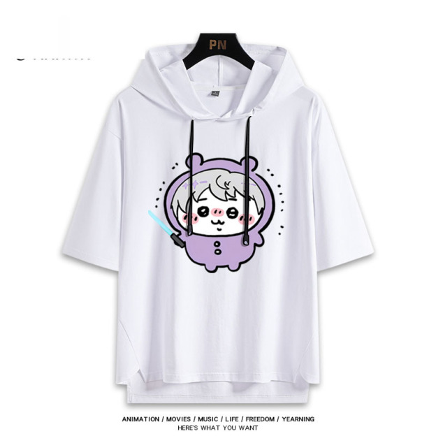 Chiikawa 忘本 連帽短袖T恤