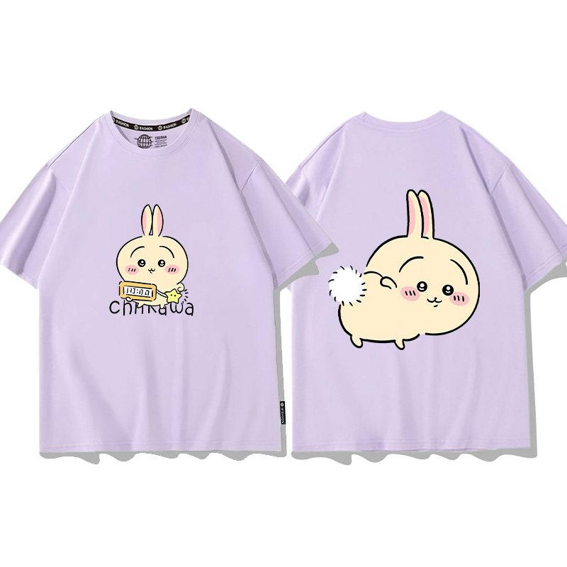 Chiikawa 2024親子情侶男女同款 T恤-CASEZONE