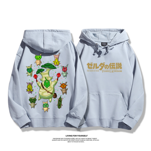 薩爾達傳說王國之淚新款 親子情侶男女款連帽衛衣-CASEZONE