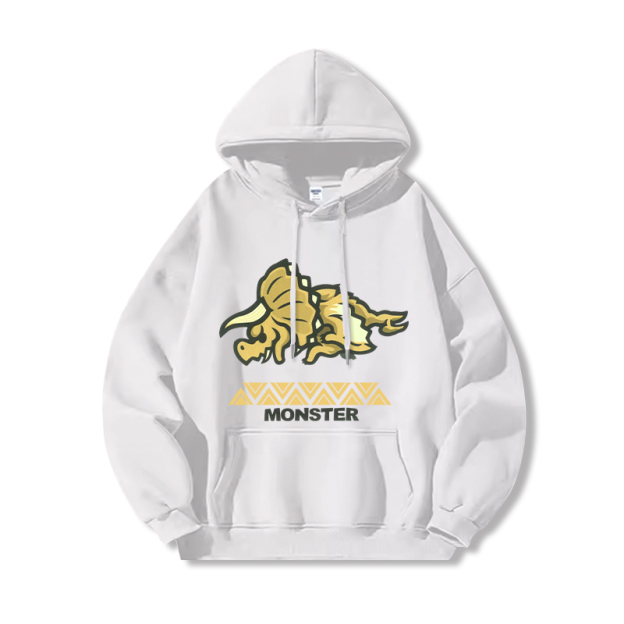 Monster Hunter Rise魔物獵人新款 親子情侶男女款連帽衛衣-CASEZONE