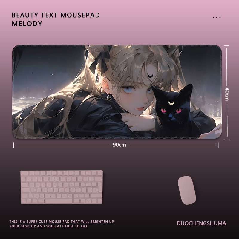 美少女戰士 主題桌墊 布質滑鼠墊-CASEZONE