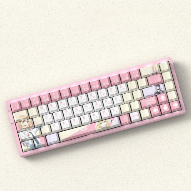 戀上換裝娃娃 聯名二次元側刻無線機械鍵盤