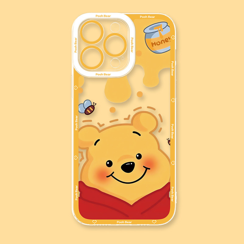 Pooh Bear 小熊維尼天使眼透明手機殼