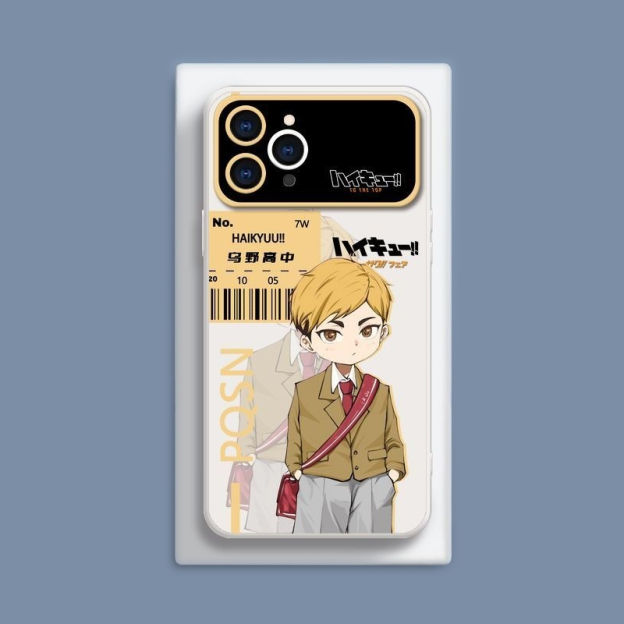 排球少年液態大視窗全包矽膠防摔軟殼-CASEZONE