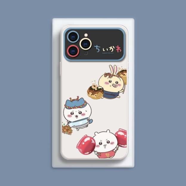 Chiikawa液態大視窗全包矽膠防摔軟殼-CASEZONE