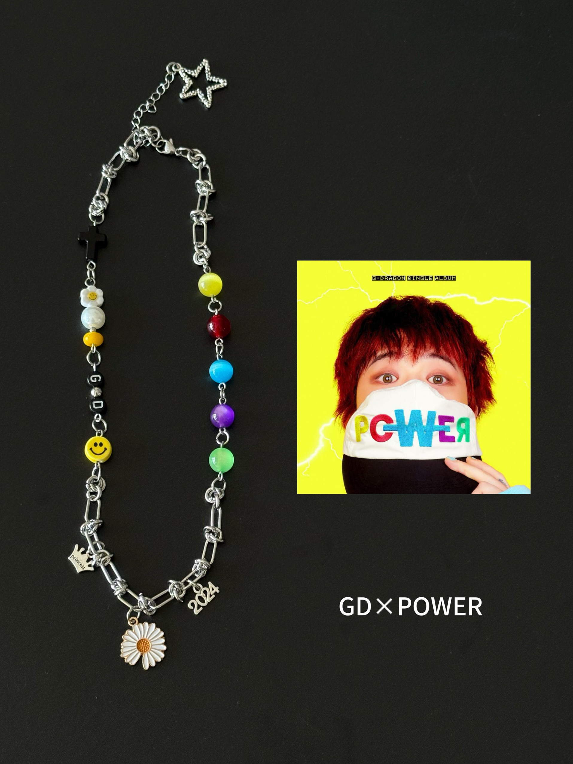 GD 權志龍 POWER 專輯封面概念手鍊 粉丝應援飾品