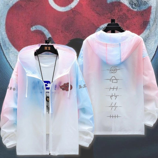 火影忍者 輕薄透氣漸變防曬衣外套